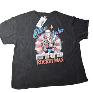 NWT Elton John Rocketman Band Tshirt Womens Size XXL (777/778)